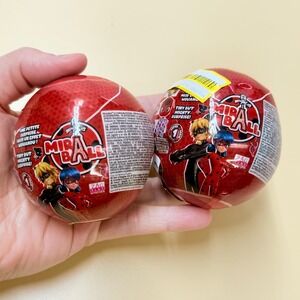 Miraculous Ladybug MiraBall Series 1 Surprise Ball Zag Play Lot of 2 New Sealed